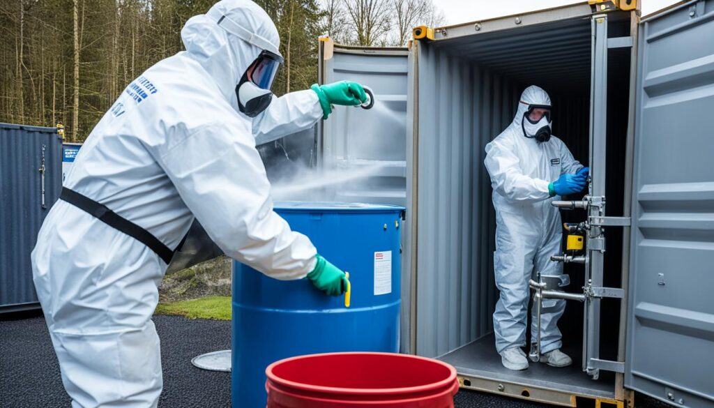 Veiligheidsmaatregelen bij mazouttank verwijdering